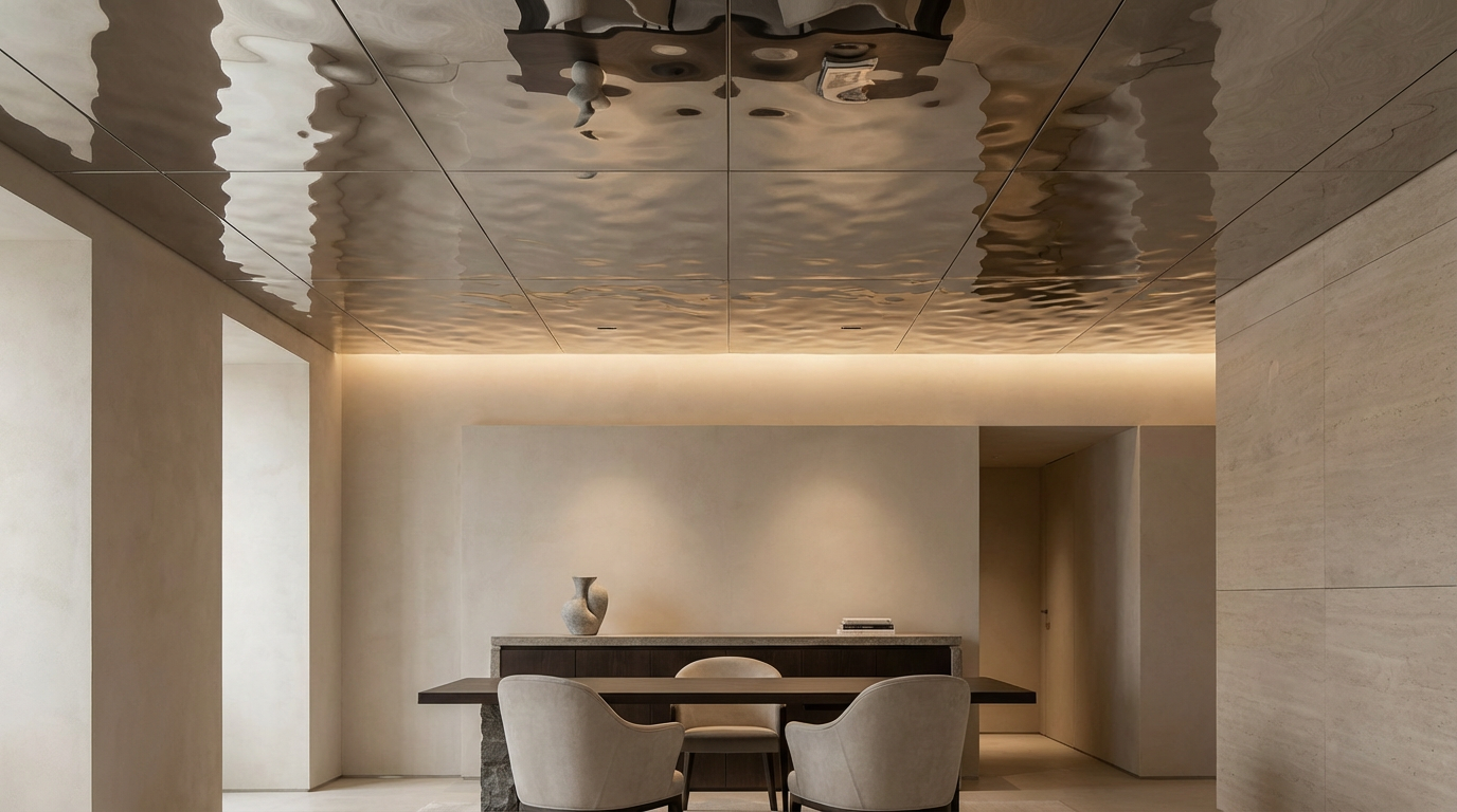 Elevating Design: The Art of Stainless Steel Ceiling Panels